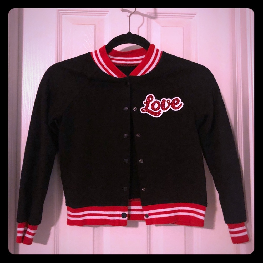 Justice Varsity Jacket Size 10